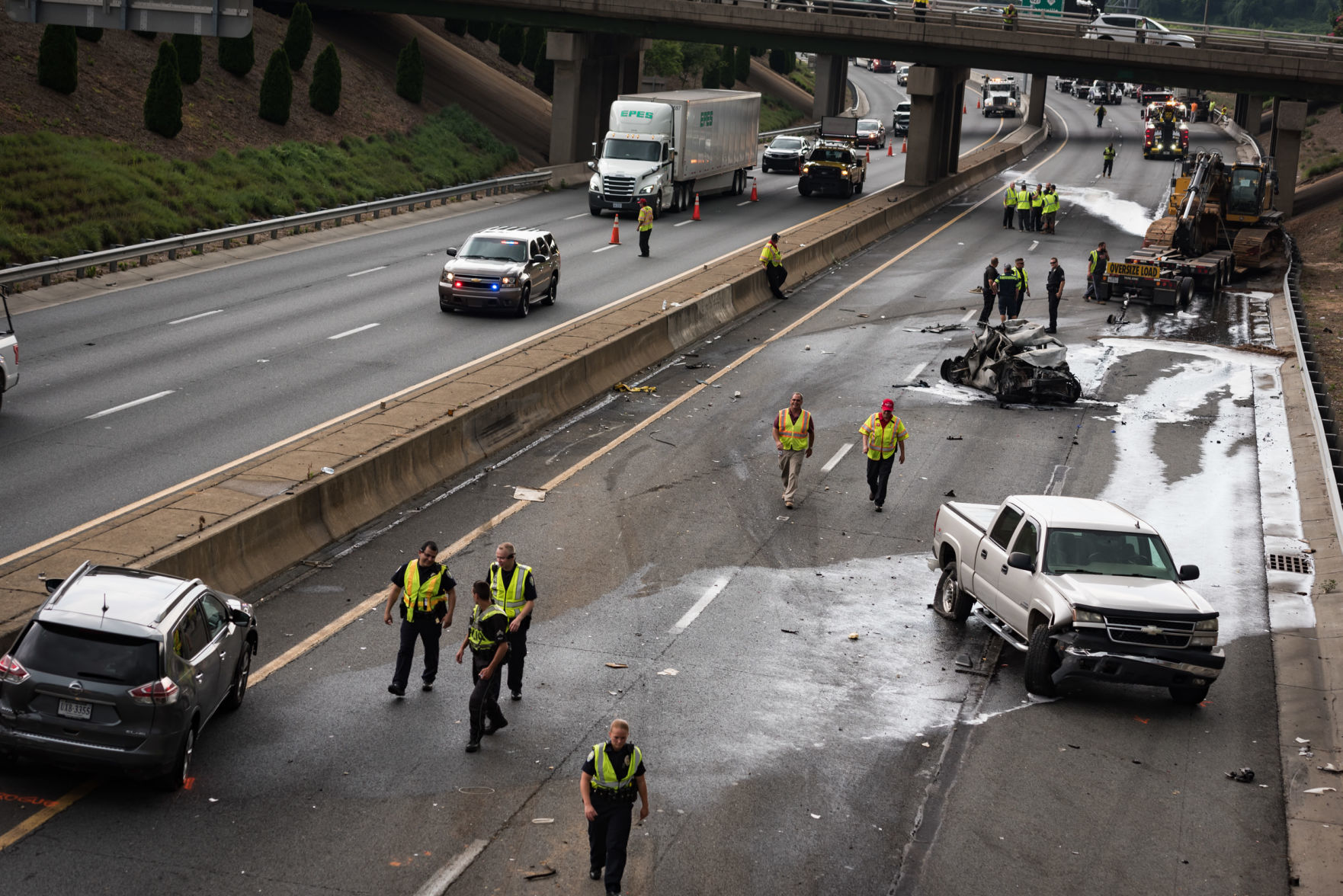 Southbound U.S. 52 Multi-Vehicle Crash